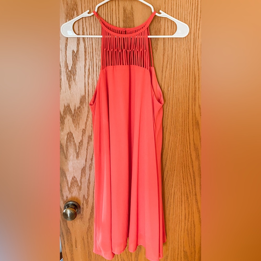Orange/coral summer dress